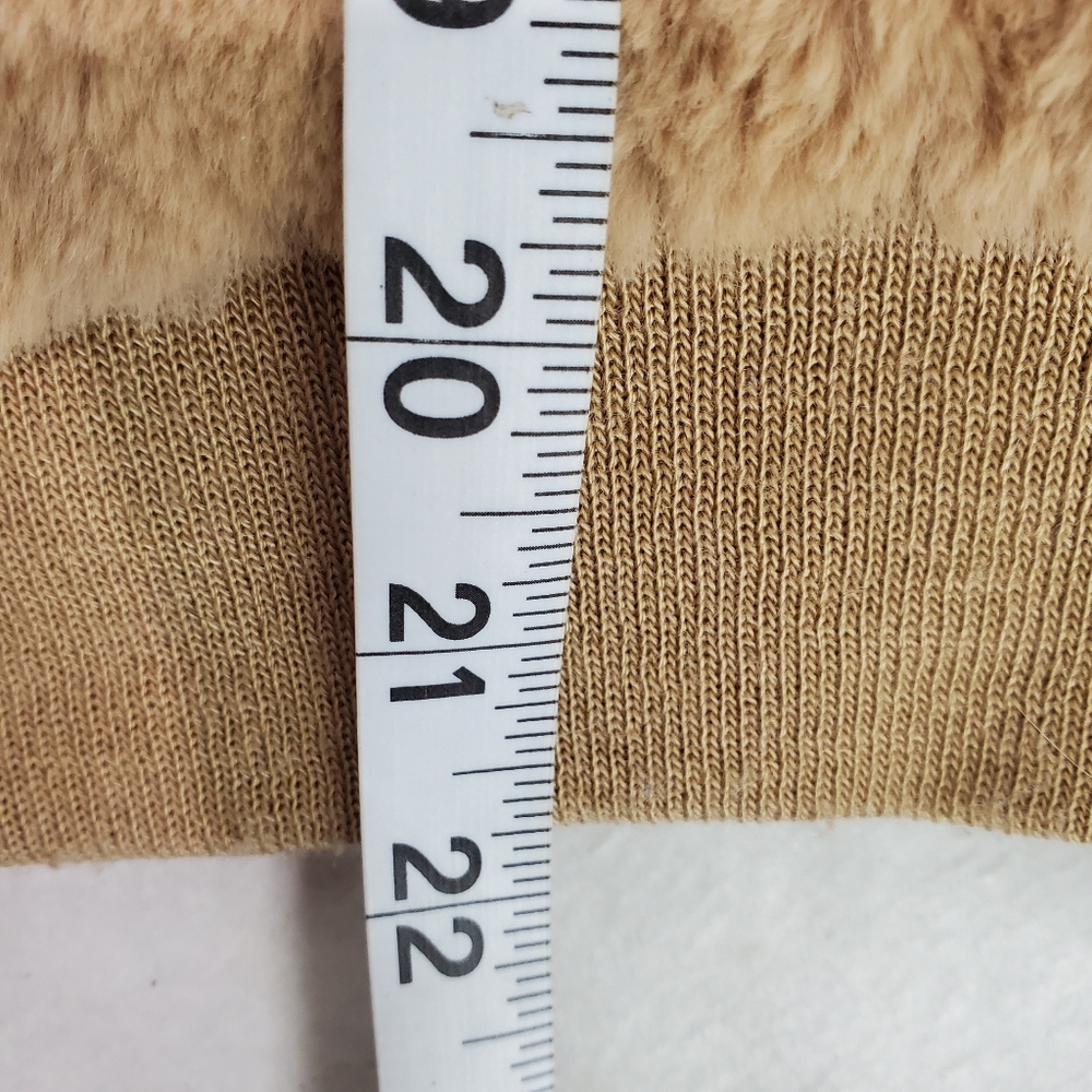 Cynthia Cynthia Steffe Tan 100% Rabbit Fur Leather Y2K Bomber Jacket Soft Size S - Picture 15 of 15